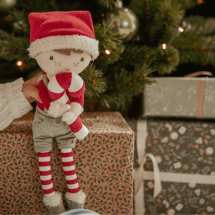 muñeco de peluche navidad para bebé 2