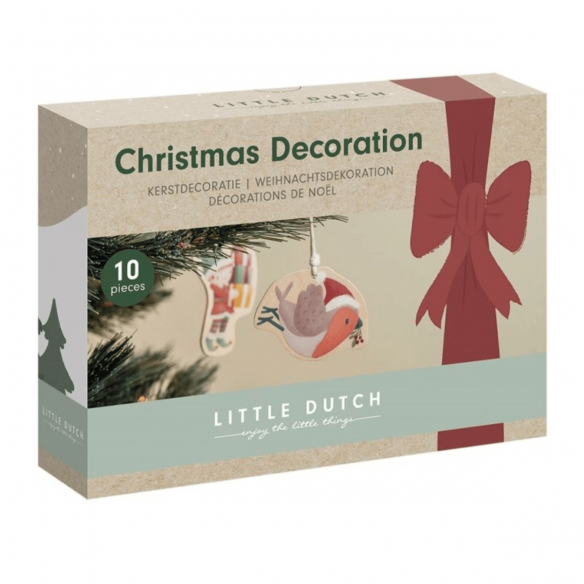 decoración árbol de navidad madera de Little Dutch infantil
