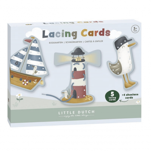 tarjetas para enlazar cordones sailors bay Little Dutch
