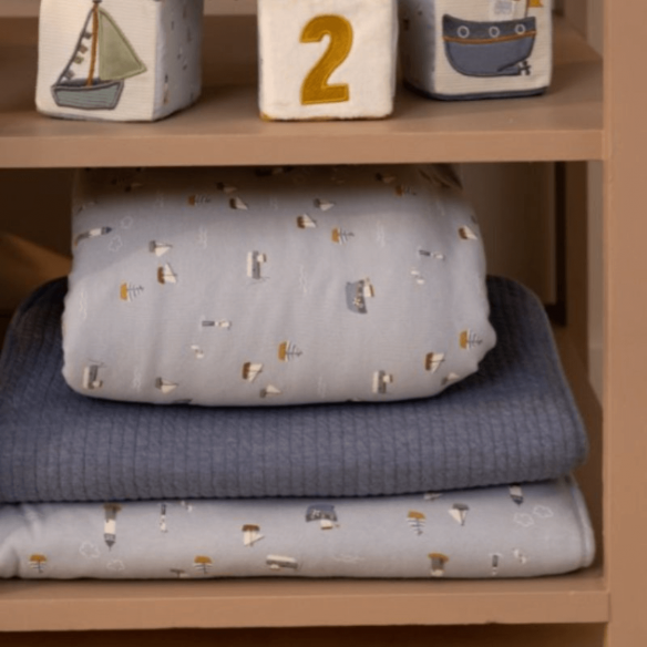 Cambiador portátil tela Sailors Bay Azul Personalizable bebe