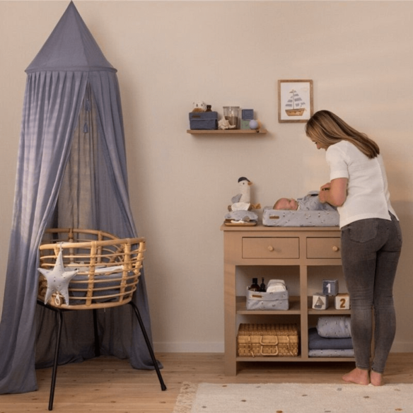 Funda para guardar Toallitas Sailors Bay Azul de Little Dutch para bebé