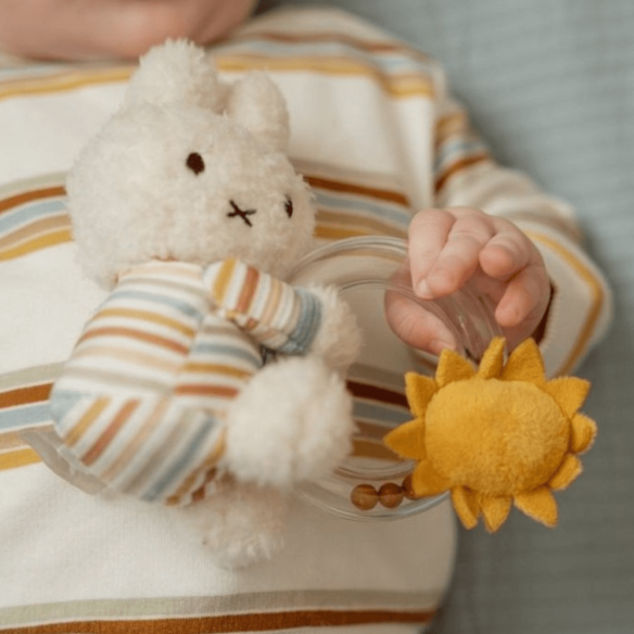 Sonajero con anillo de Miffy conejito unisex