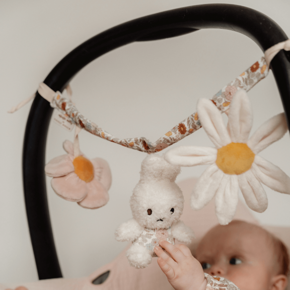 juguete para el cochecito bebé flores miffy