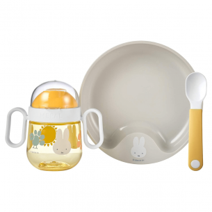 Vajilla Bebé Miffy 3 PCS