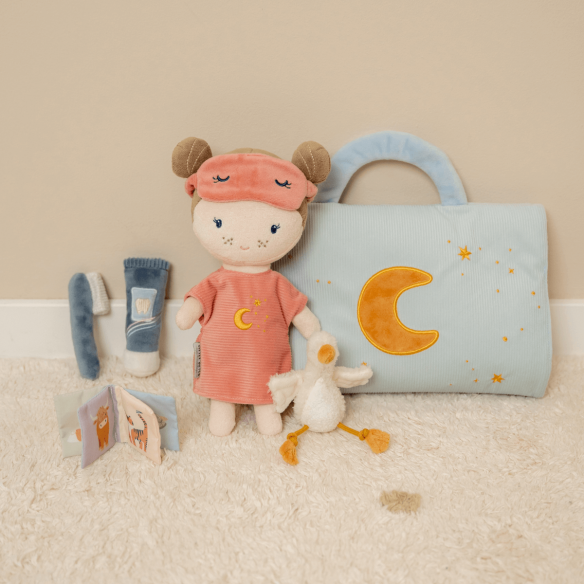 juguete para llevar con muñeca de Little Duch
