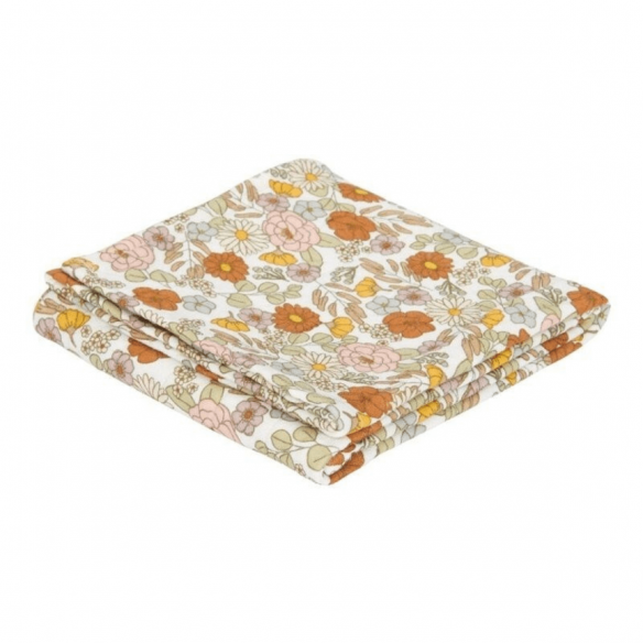 Muselina Vintage Flores para bebé