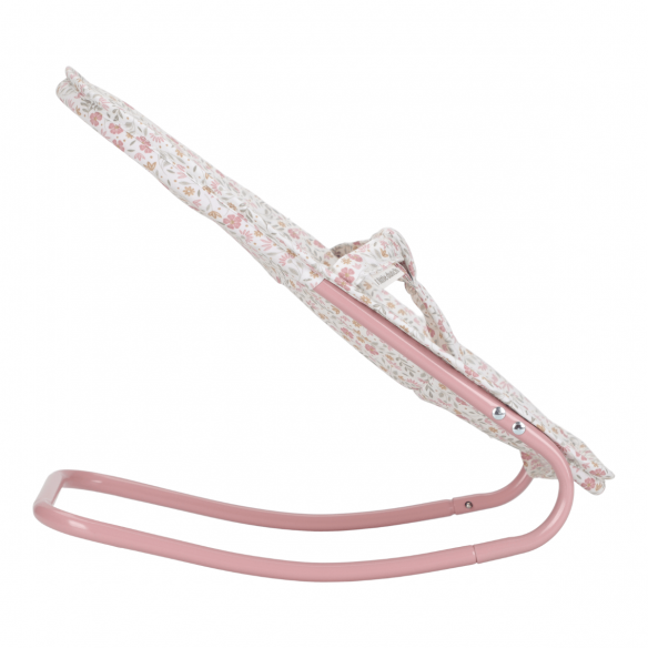 Hamaca de juguete para muñecas rosa flores