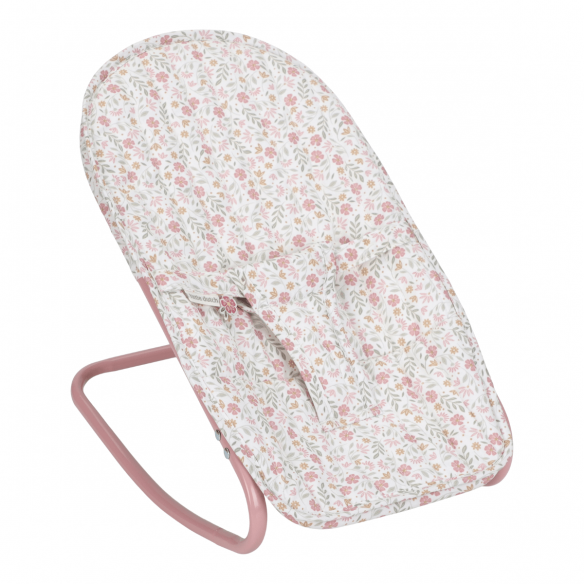 Hamaca para muñecas rosa flores de Little Dutch