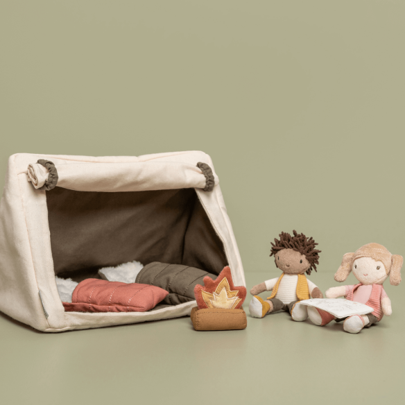 Juguete blandito Camping con Muñecos Little Dutch
