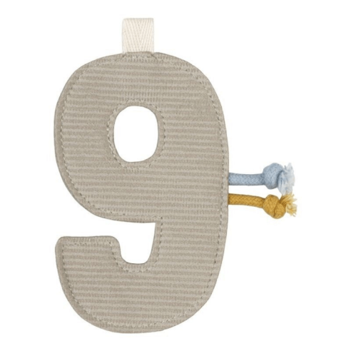 Número 9 guirnalda Número 9 guirnalda