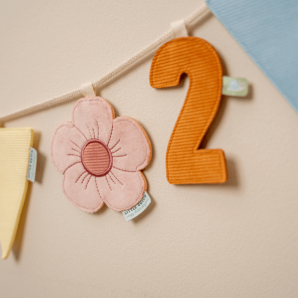 numero 2 guirnalda decoración cumpleaños