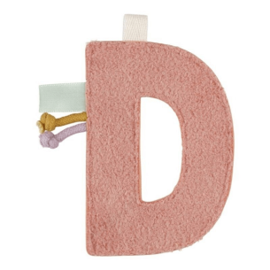 Letra D guirnalda decoración infantil