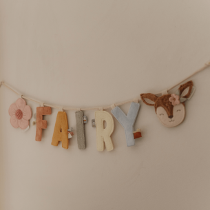 Letra f guirnalda decoración infantil 2