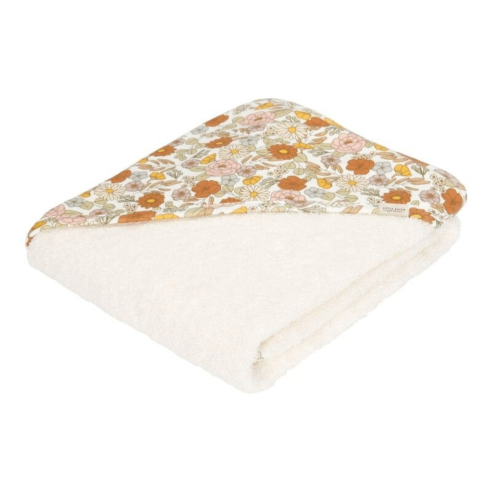 Toalla Capa Vintage Flores Personalizable