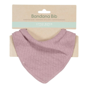 Bandana malva bebé