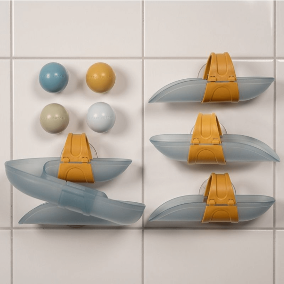 juego de baño infantil circuito creativo azul