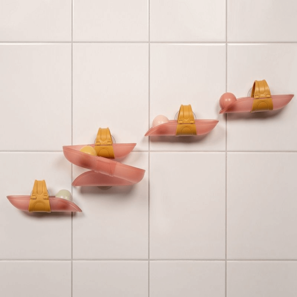 juguete Circuito de bolas Rosa para el baño