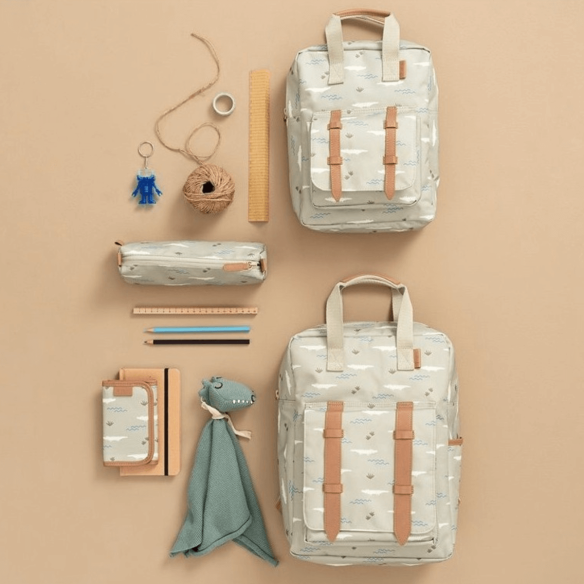 mini Mochila Cocodrilo Personalizable infantil pequeña