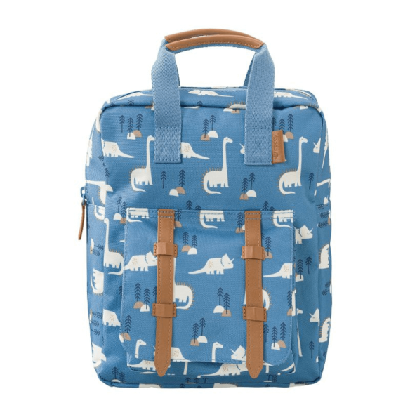 Mini Mochila Dinosaurio infantil azul