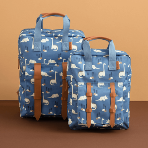 Mini Mochila Dinosaurio infantil azul 2