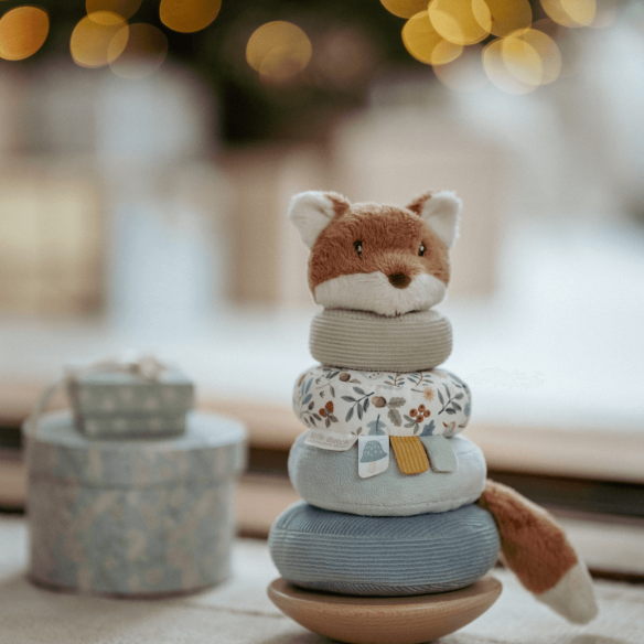 regalo navidad juguete bebé Apilable de anillos de peluche