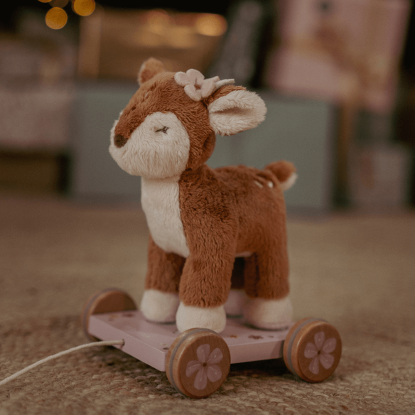 regalo navidad juguete arrastre con peluche para bebé regalo navidad juguete arrastre con peluche para bebé