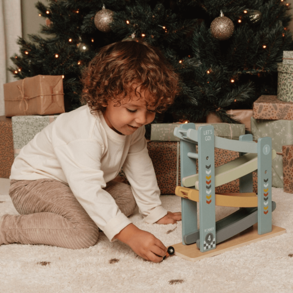 regalo navidad pista de Carreras azul