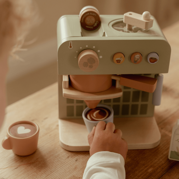 Juguete cafetera de madera de Little Dutch