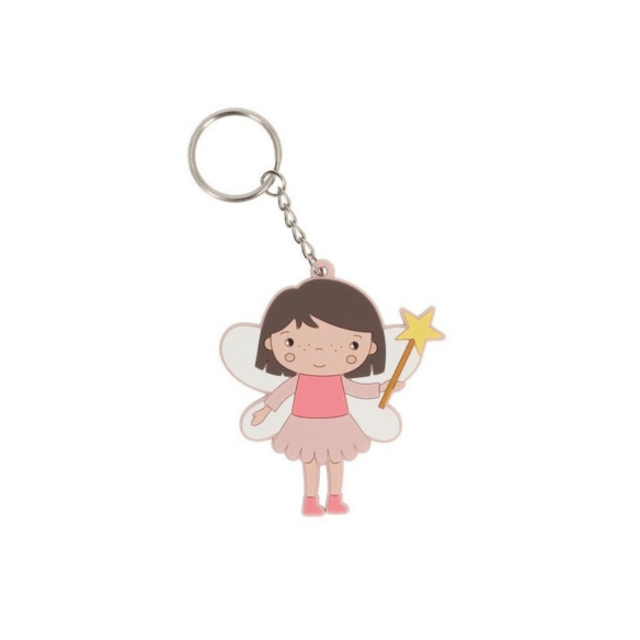 Llavero de silicona hada