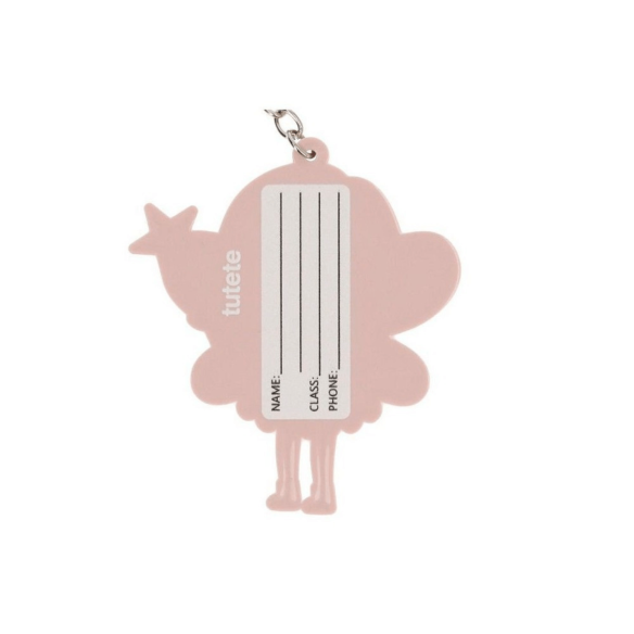 Llavero de silicona hada para la mochila del cole