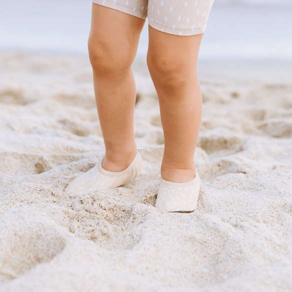 Zapatillas slipstop dots beis