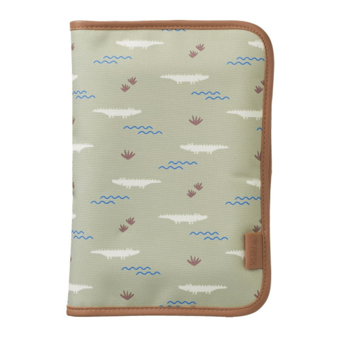 Bolsa con cambiador impermeable cocodrilo