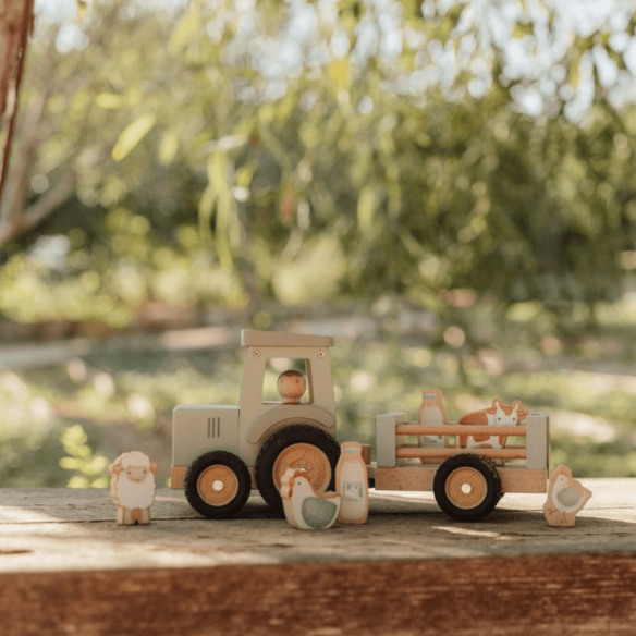 Tractor con Remolque de juguete