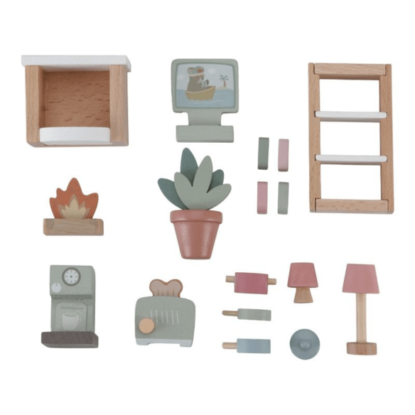 Set de Muebles para la Casa de Munecas de madera de Little Dutch en oukidsshop