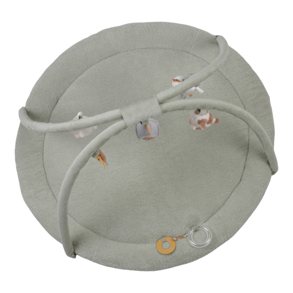 Alfombra de actividades de la Granja para bebé verde unisex