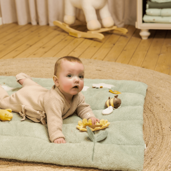 manta de juego acolchada para bebé