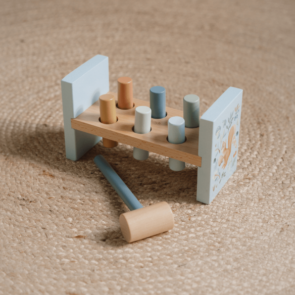 Banco de Golpeo Forest Friends azul