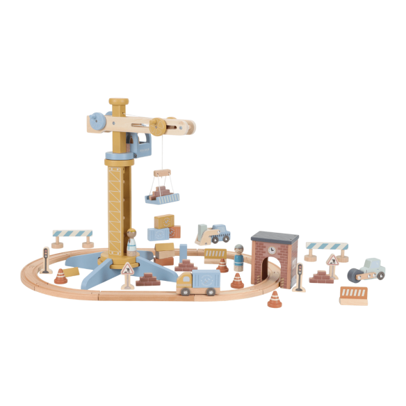 Juguete Grúa de construcción de Little Dutch en oukidsshop