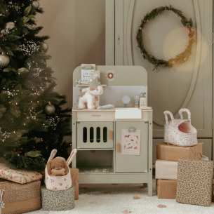 Gatito de Peluche con cesta para llevar 2