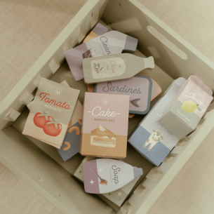 Juguete Carro de la Compra de madera 2