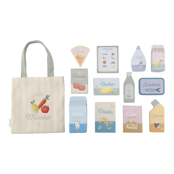 Juguete Carro de la Compra de madera para niñas