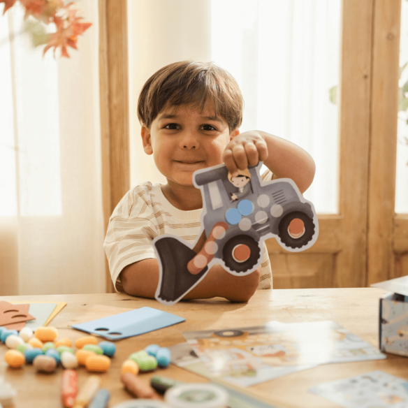 Caja Manualidades Azul a partir de 3 años