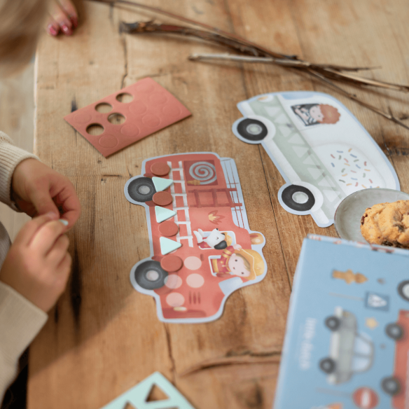 Caja Manualidades Azul con accesorios de little dutch en oukidsshop