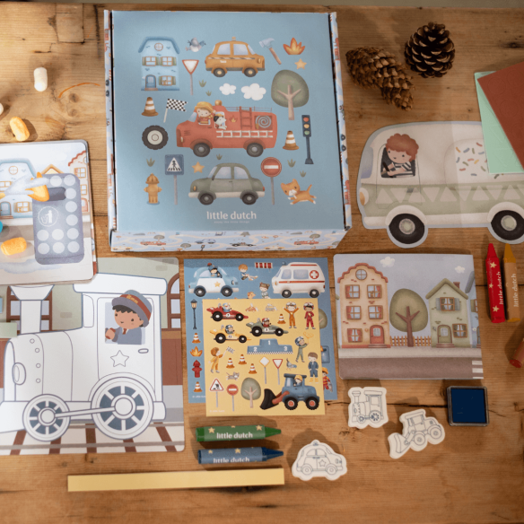 Caja Manualidades Azul para niñas y niños