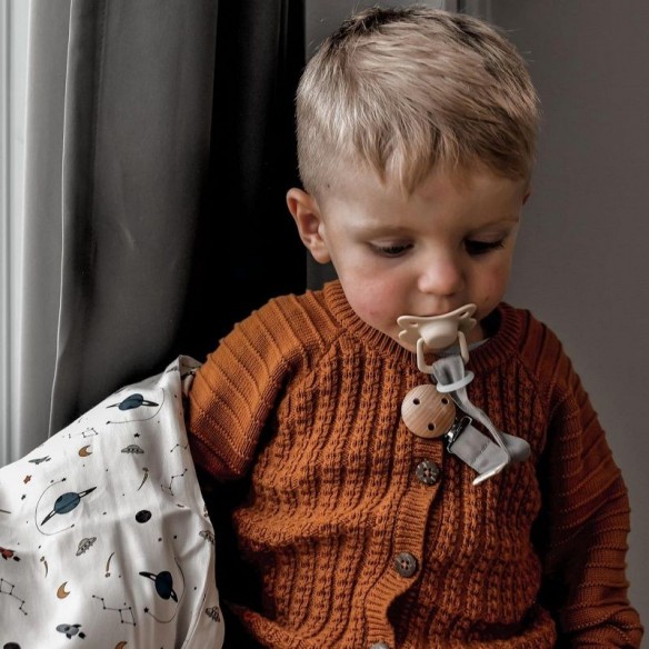 Sujeta chupetes coral filibabba