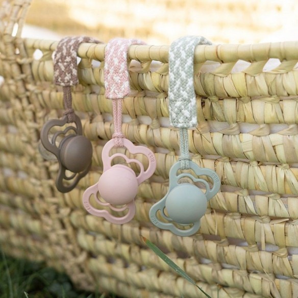 Bibs Supreme Ivory / Baby Pink Silicona