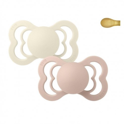 Chupetes Bibs Supreme Blush / Ivory