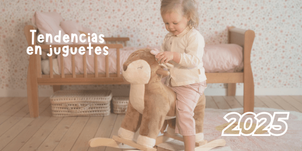 Tendencias en juguetes para bebés 2025: sostenibles, sensoriales y educativos