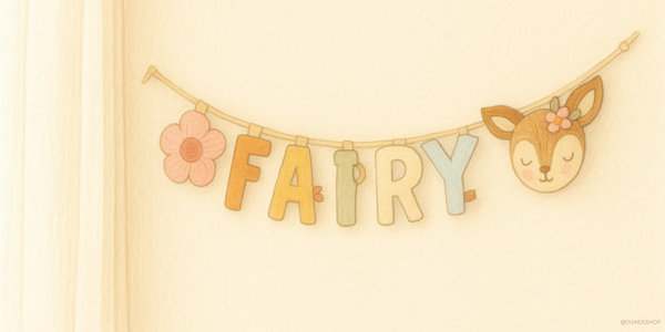 Crea tu propia guirnalda personalizada con las piezas más bonitas de Oukidsshop